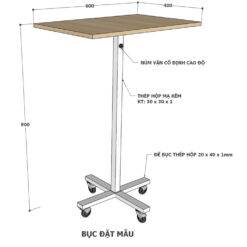 Bục đặt mẫu